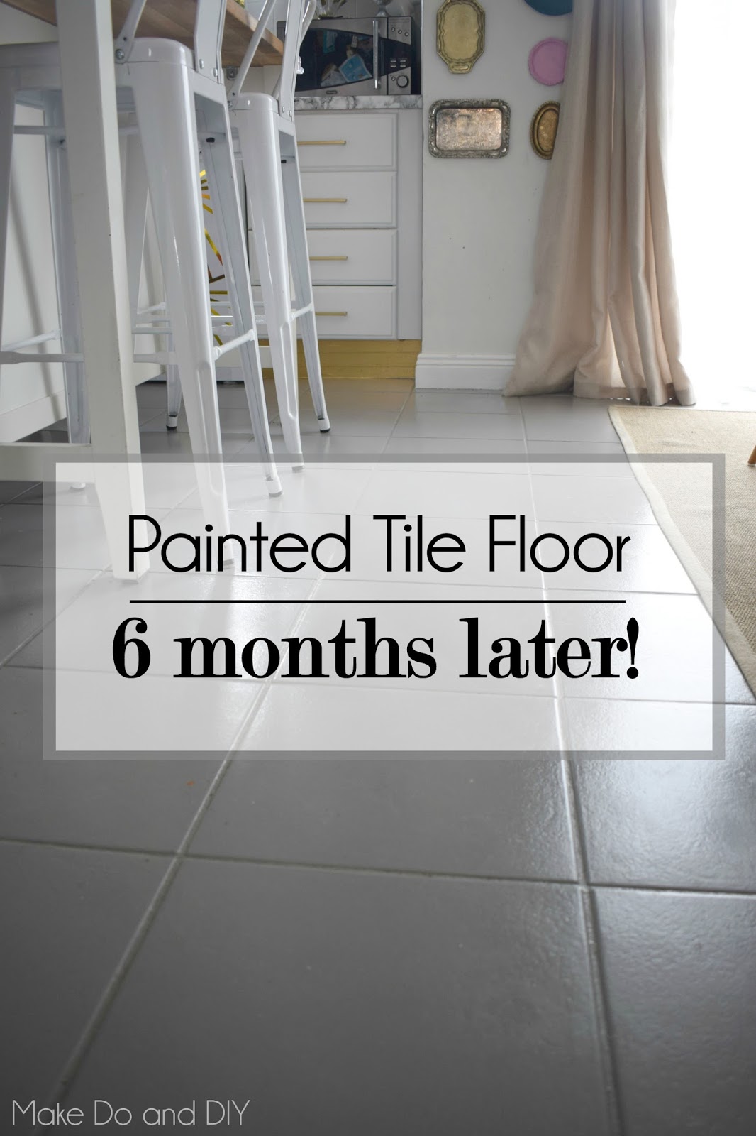 How can you paint ceramic tile?